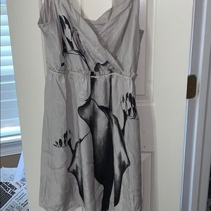 Black and grey dress